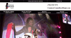 Desktop Screenshot of connieboydmagic.com